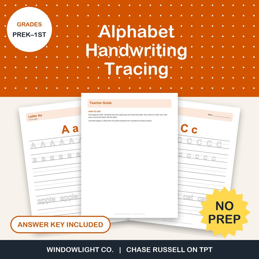 Alphabet Handwriting A–Z cover