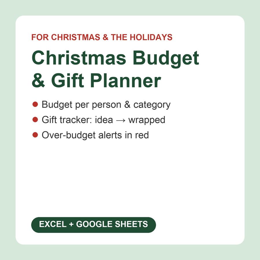 Christmas Budget Planner cover