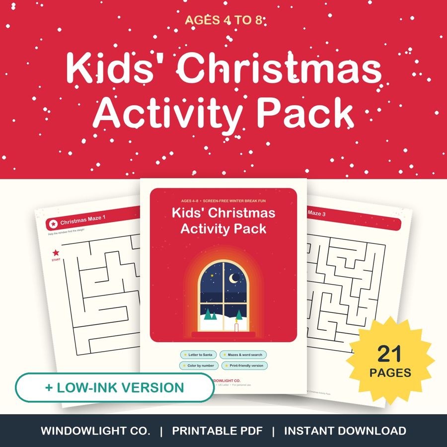 Kids' Christmas Activity Pack cover