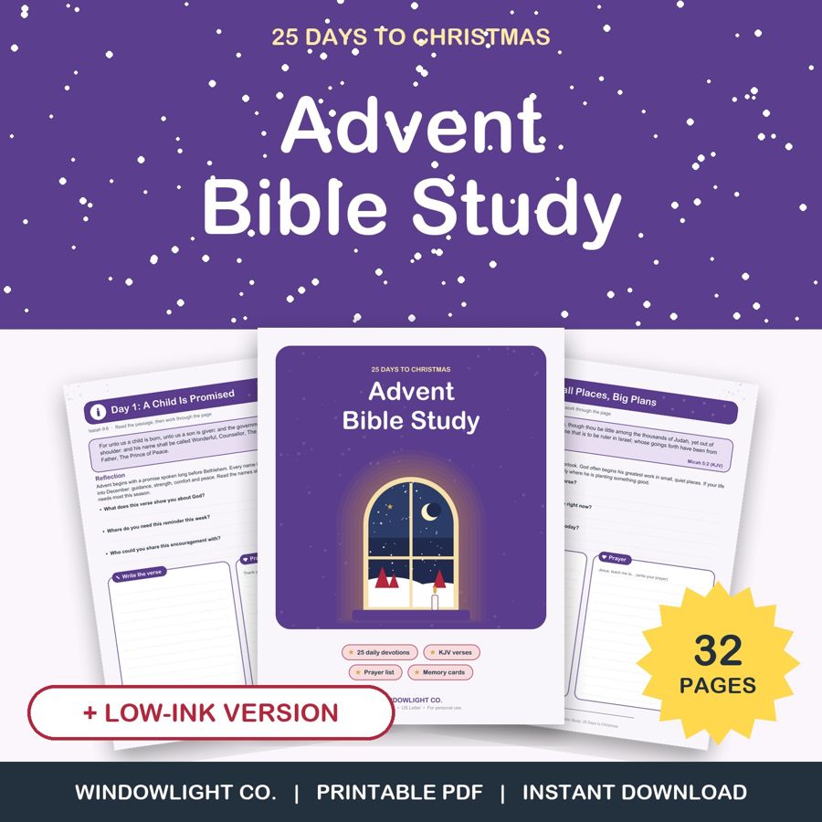 Advent Bible Study cover
