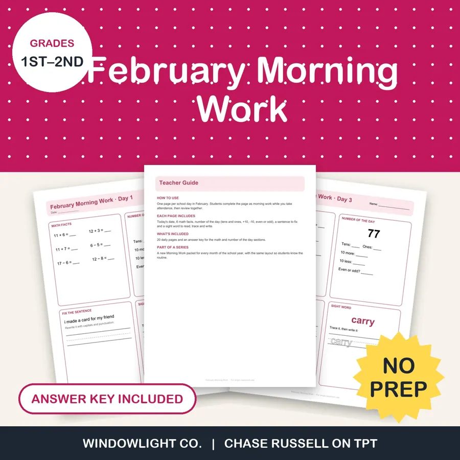 February Morning Work cover