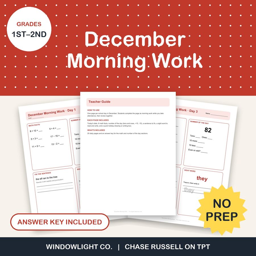 December Morning Work cover