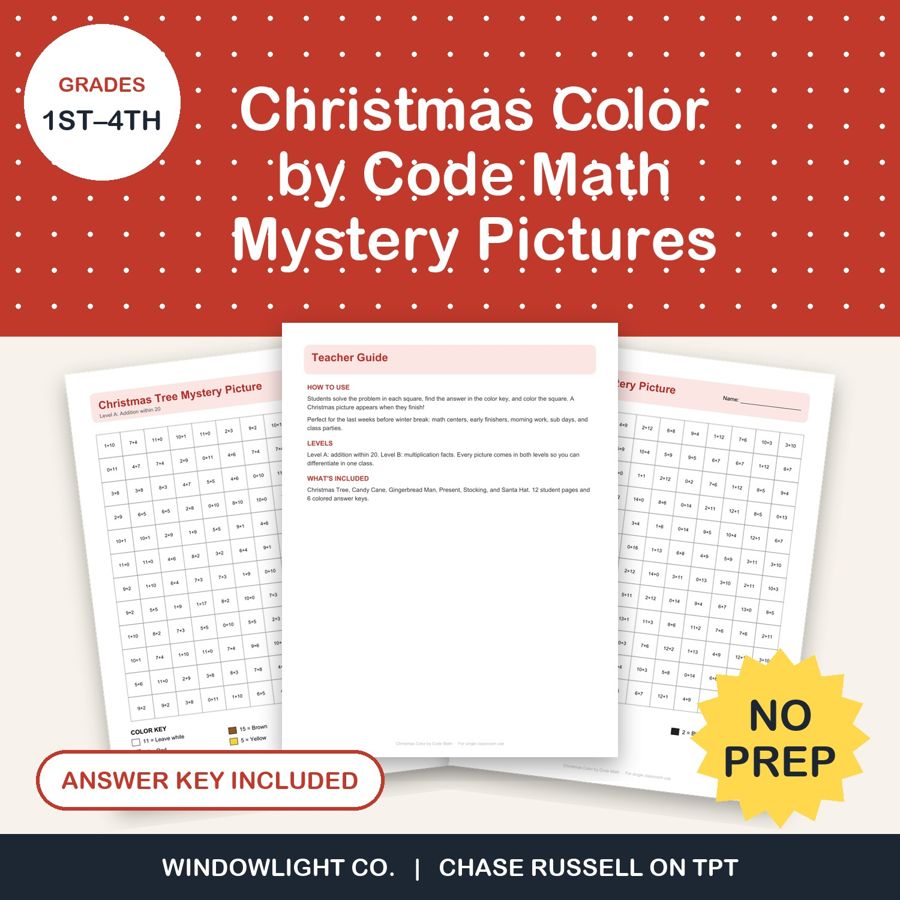 Christmas Color by Code cover