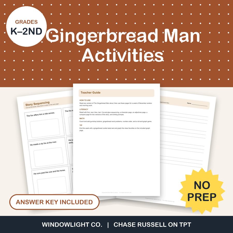 Gingerbread Man Unit cover